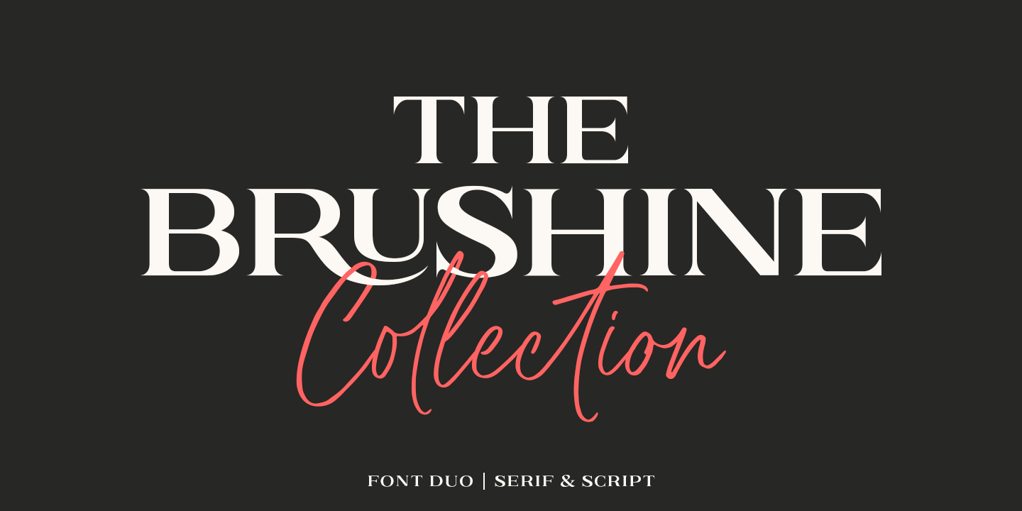 Example font Brushine Collection #15